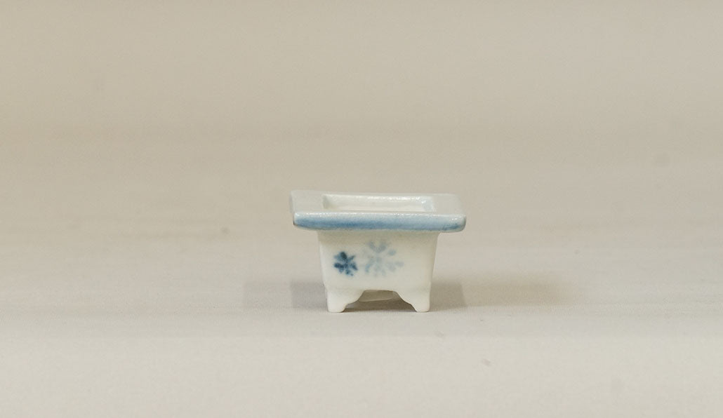 海松紋の天広ミニ長方鉢 石川友香 4.5cm Y076