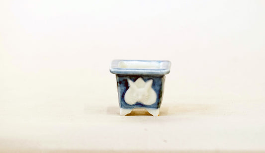 正方鉢 うさぎ 石川友香 3.3cm Y098