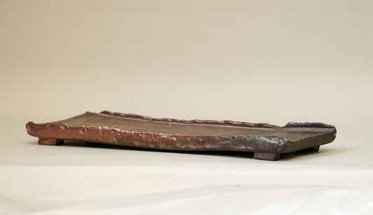 メタリックな陶板 陶滋 17.5cm J032