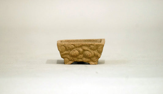 雲の模様の長方鉢 コブ 3.8cm KB012