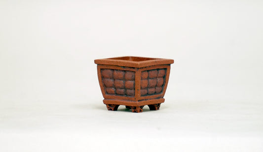 升目模様の正方鉢 コブ 3.3cm KB020