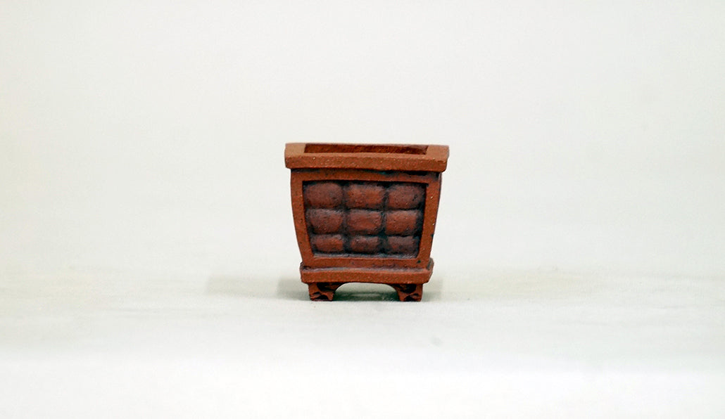 升目模様の正方鉢 コブ 3.3cm KB020