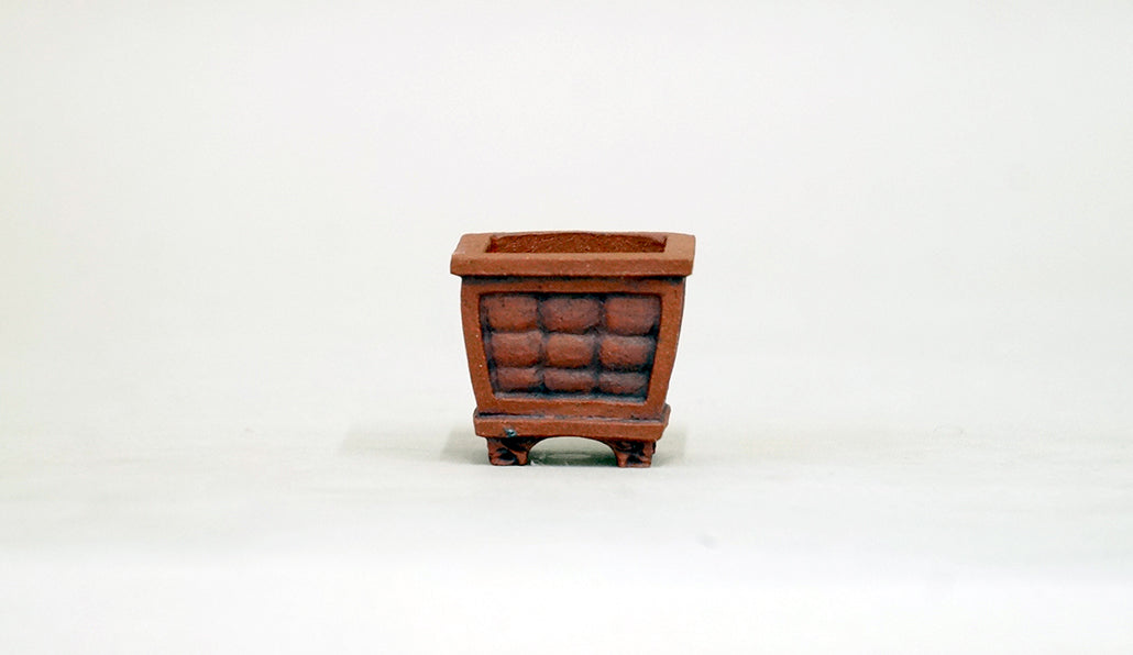 升目模様の正方鉢 コブ 3.3cm KB020